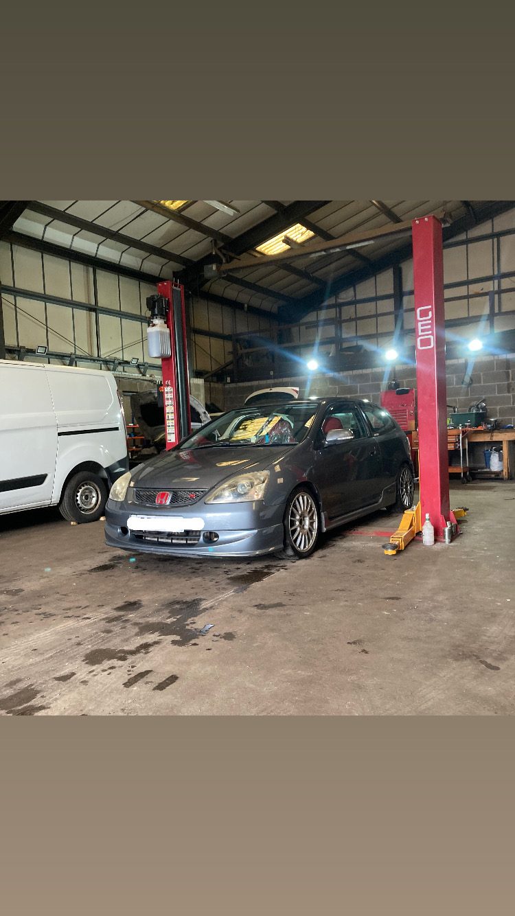 Modified car worked on at Greenhoods Garage